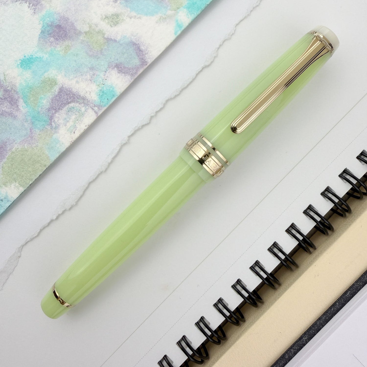 Sailor Shikiori Noyama No Uta Pro Gear Slim Fountain Pen - Haru-tsuge-dori