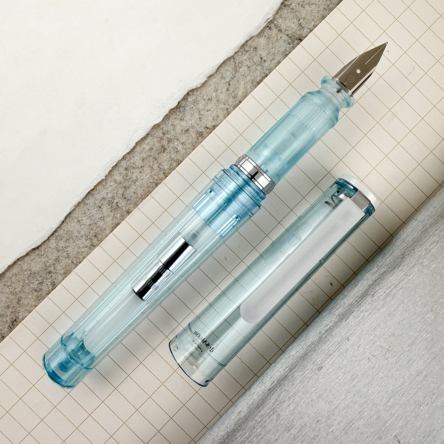 Sailor Tuzu Glassy Fountain Pen - Crystal Sky (Limited Edition)