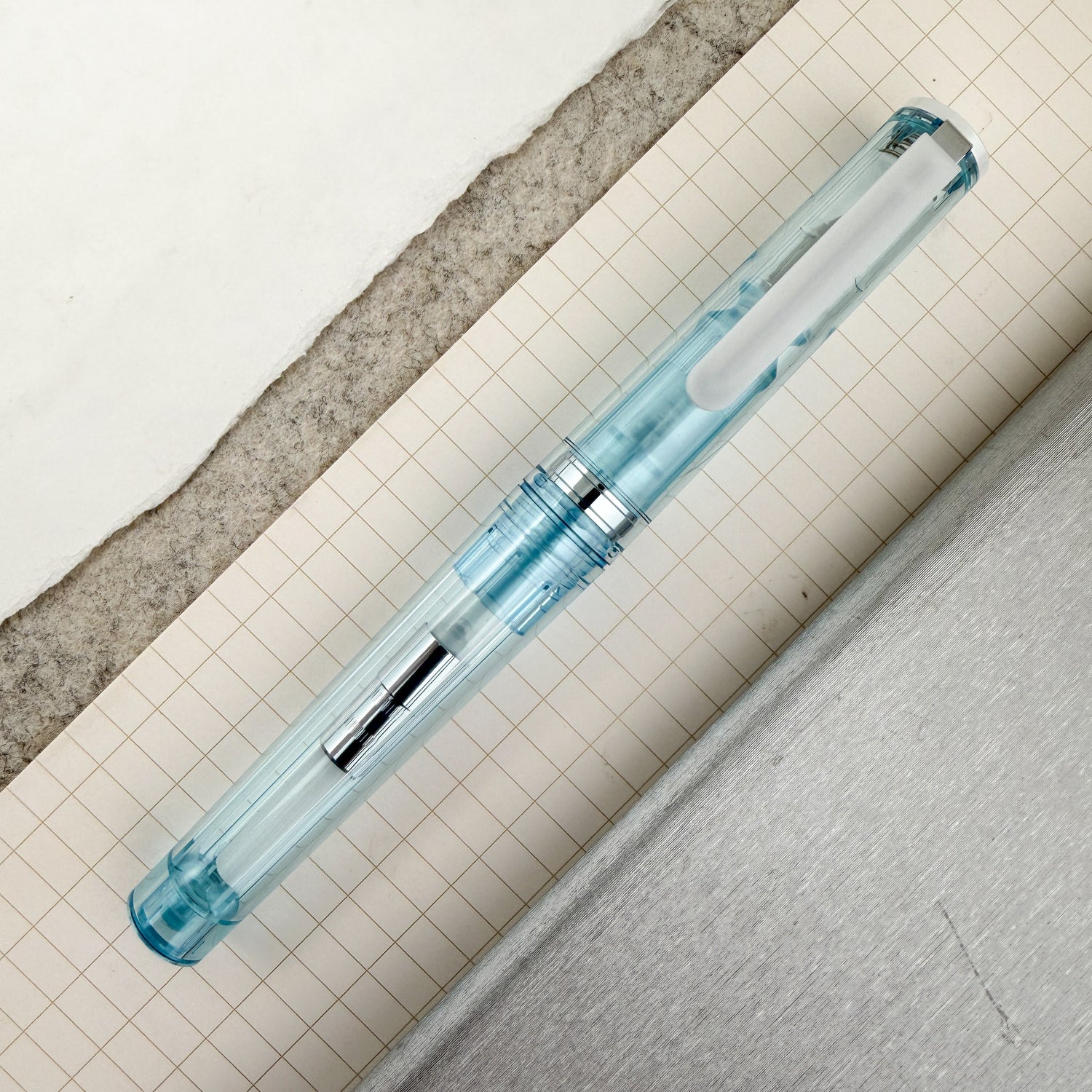 Sailor Tuzu Glassy Fountain Pen - Crystal Sky (Limited Edition)