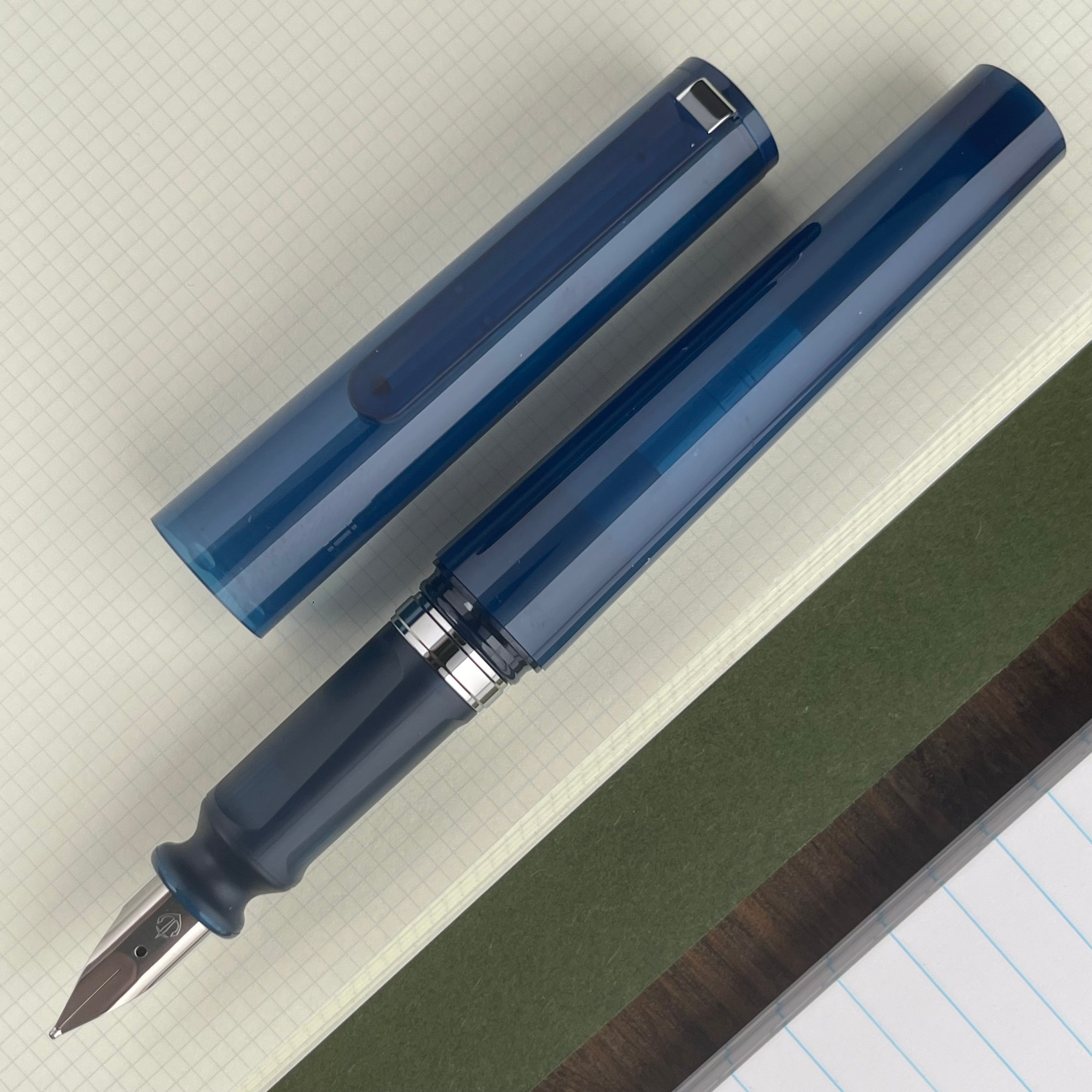 Sailor Tuzu Fountain Pen - Translucent Navy – Atlas Stationers