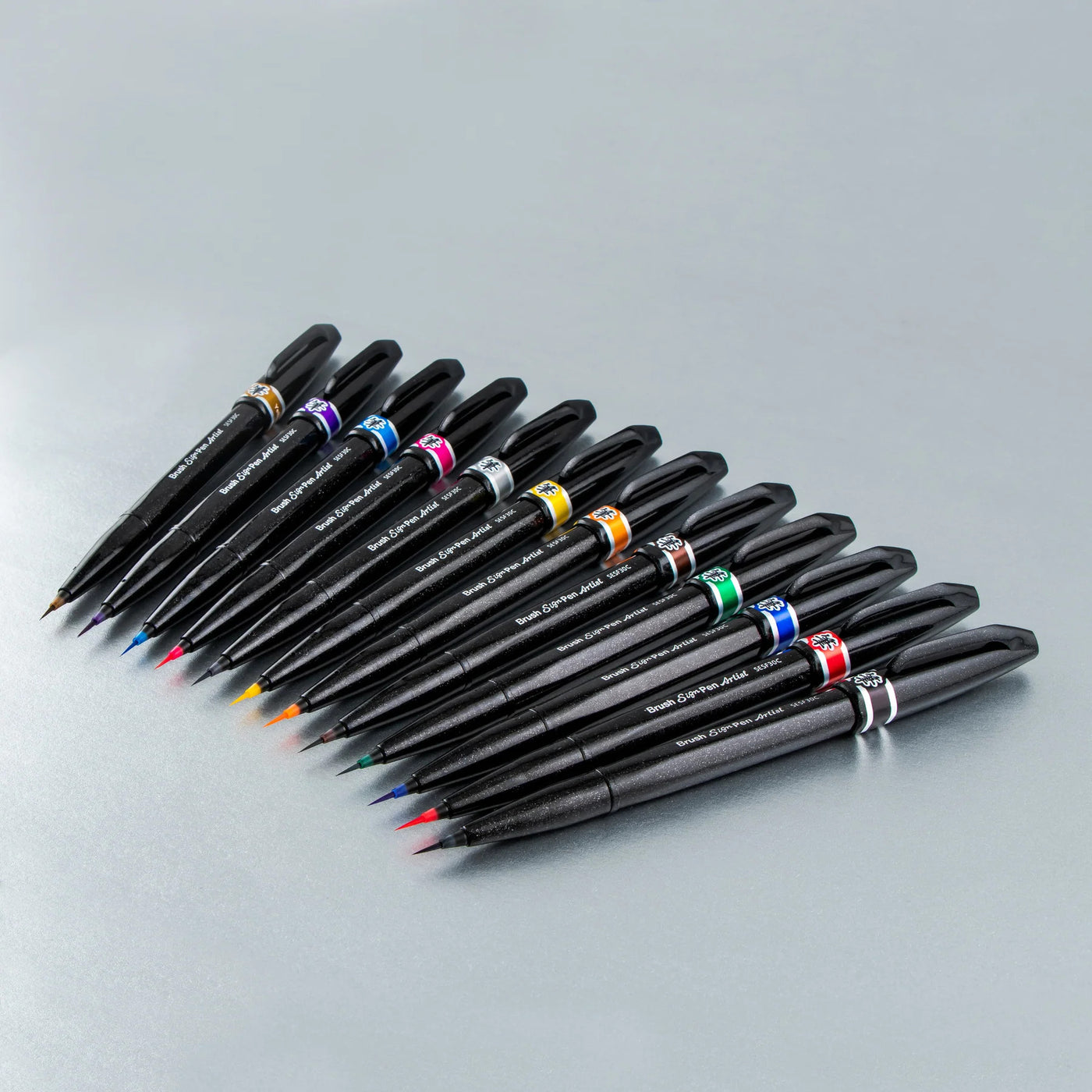 Pentel Arts Sign Pen Micro Brush Tip (12PK)