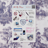 Art By Elowyn Support Human-Made Art Sticker Sheet - 5" x 7" Sticker Sheet
