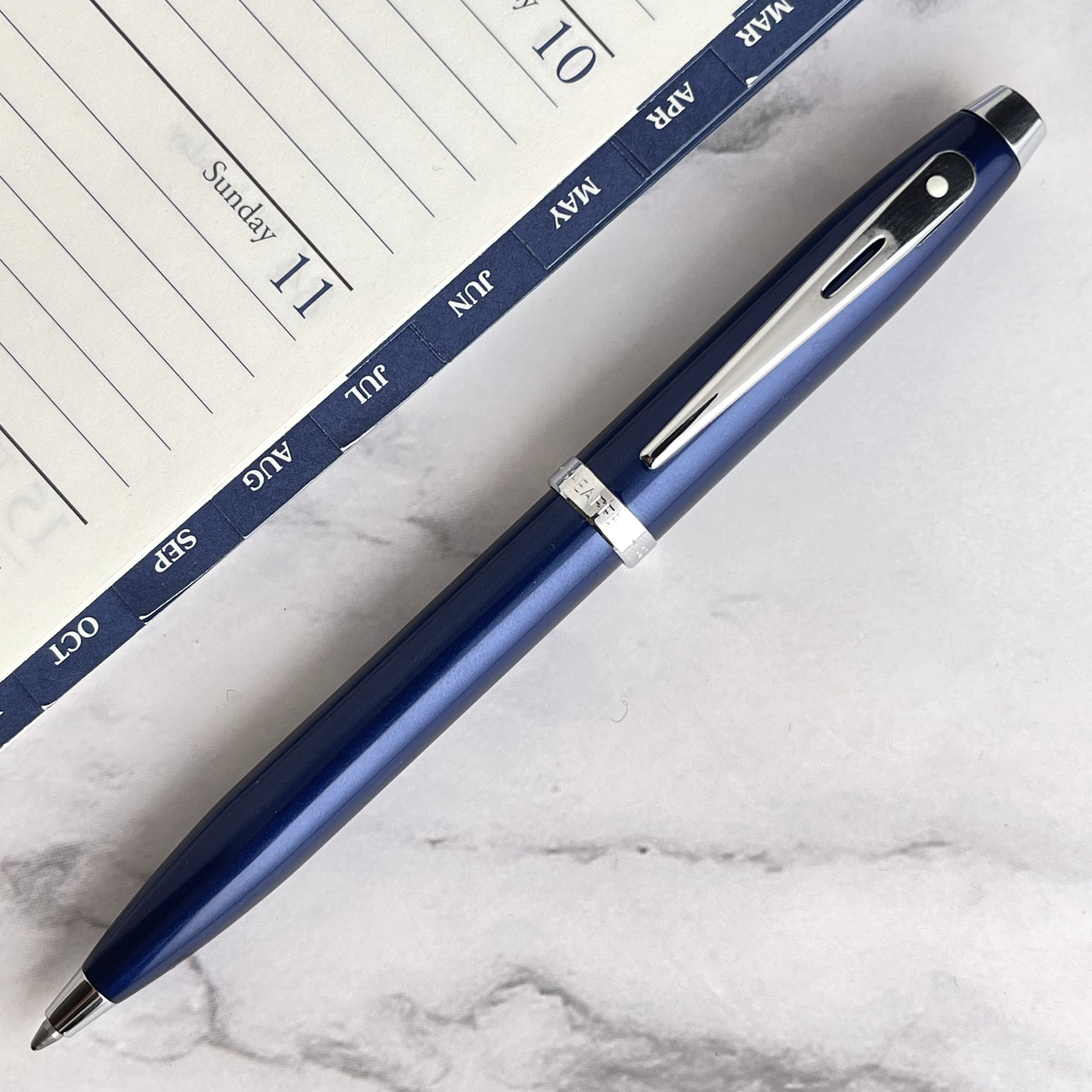 Sheaffer 100 Ballpoint Pen - Glossy Blue