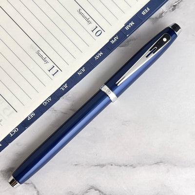 Sheaffer 100 Rollerball Pen - Glossy Blue