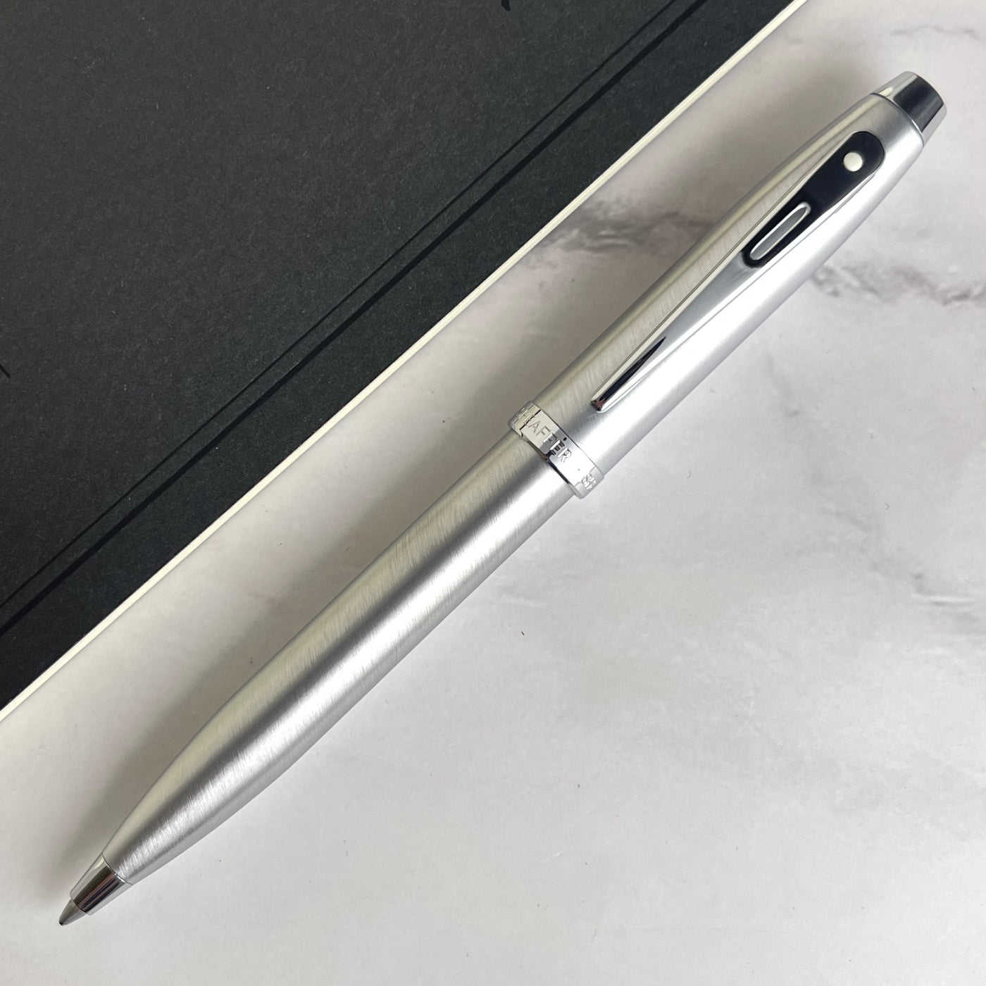 Sheaffer 100 Ballpoint Pen - Brushed Chrome