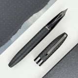 Sheaffer Legacy Chevron Fountain Pen - Matte Black