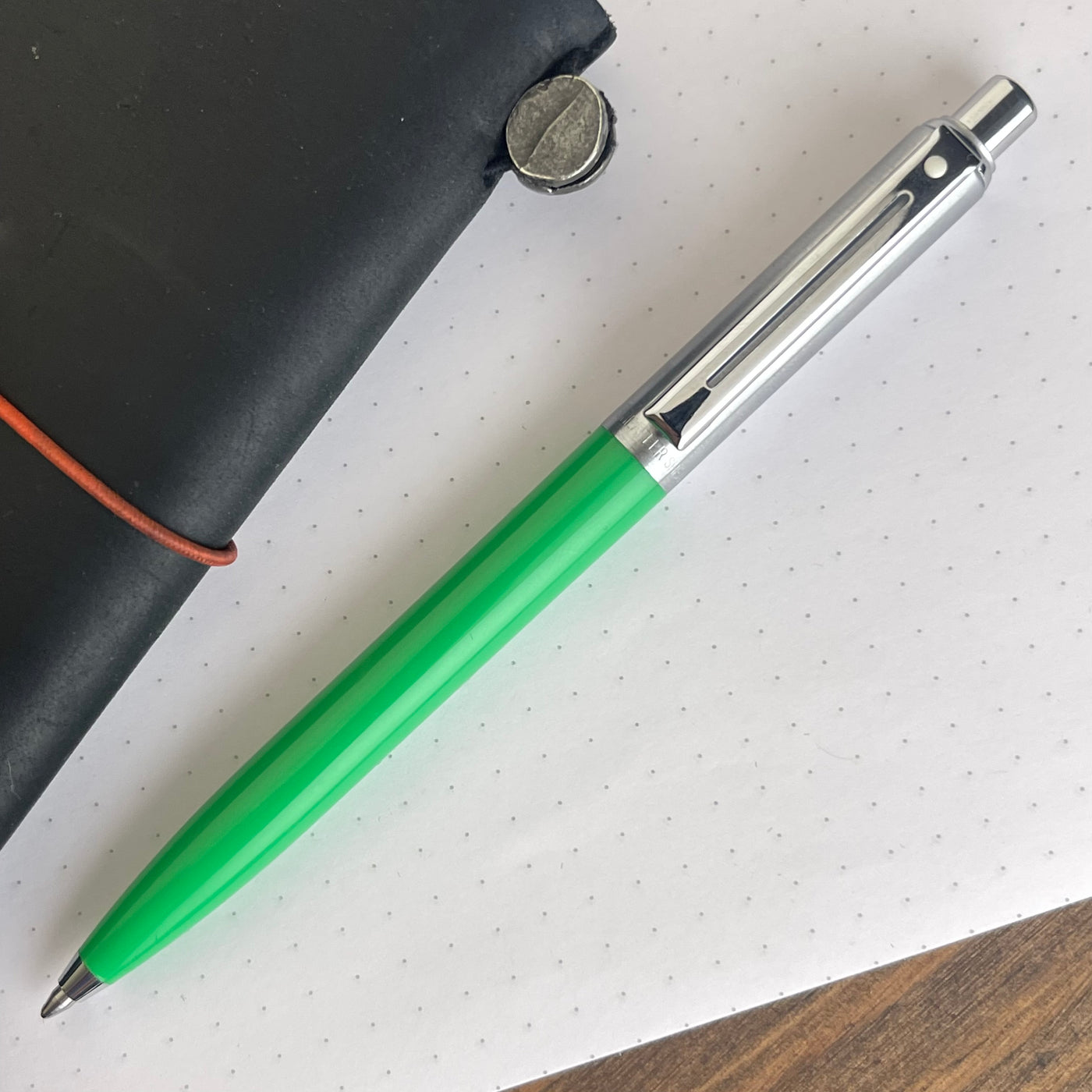 Sheaffer Sentinel Ballpoint Pen - Bright Green