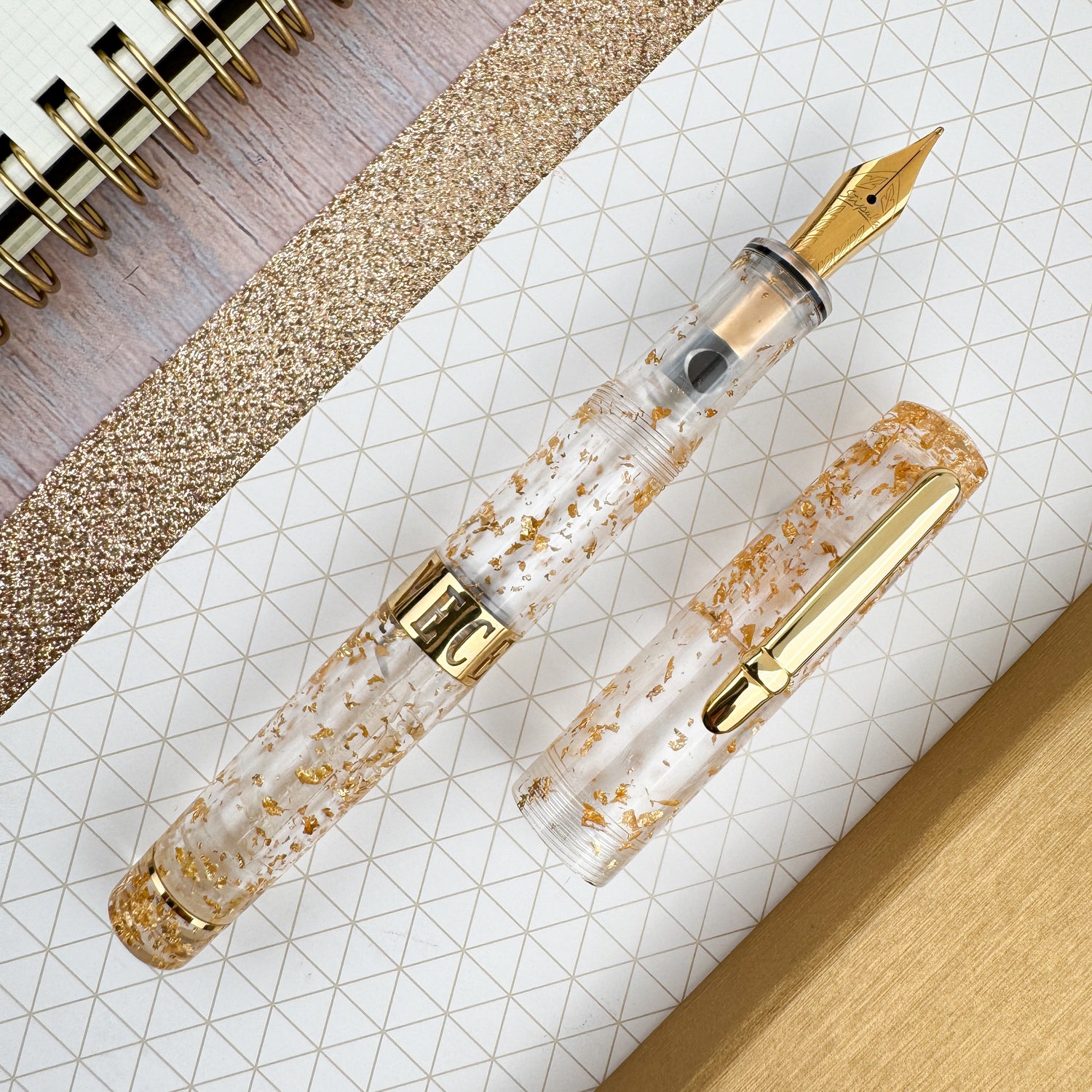 Stipula Novecento Fountain Pen - Gold Leaf