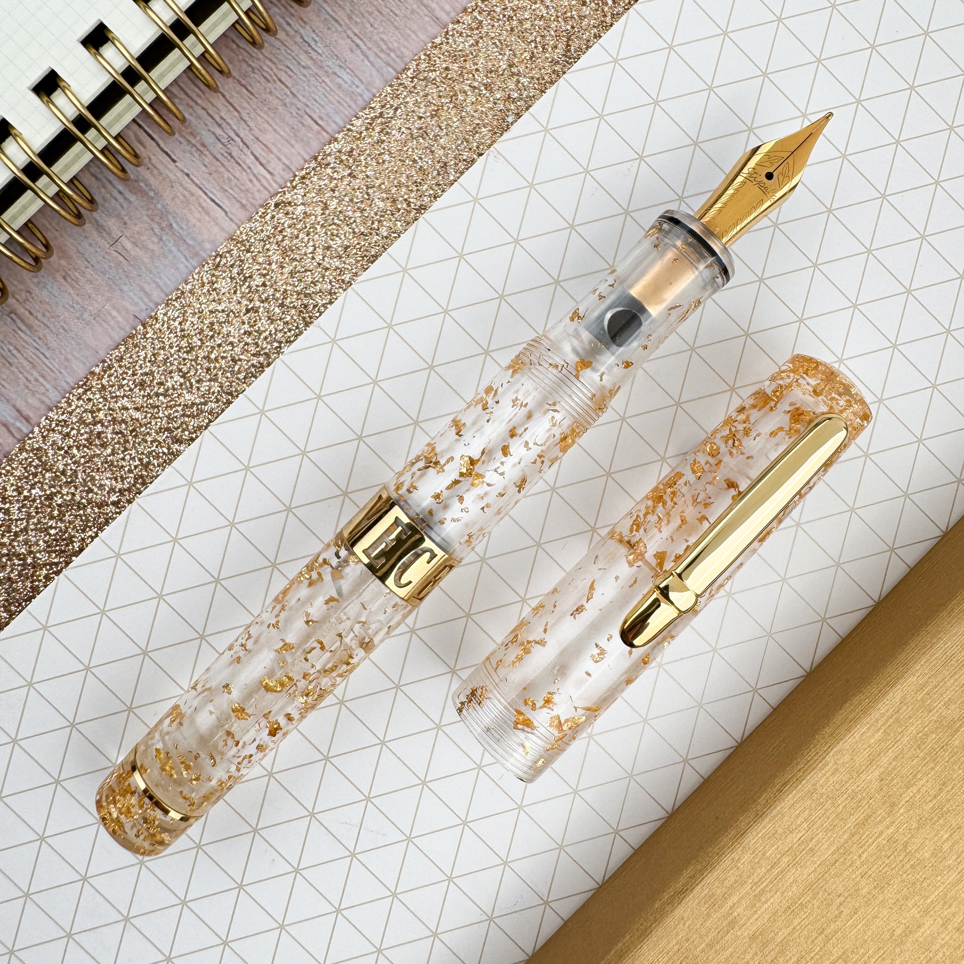 Stipula Novecento Fountain Pen Gold Leaf – Atlas Stationers