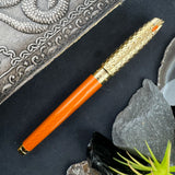 S.T. Dupont Line D Eternity Fountain Pen - Fire Orange (Special Edition)