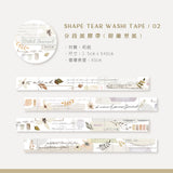 MU Shape Tear Washi Tape 002