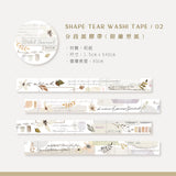 MU Shape Tear Washi Tape 002