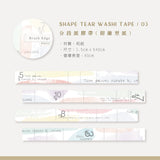 MU Shape Tear Washi Tape 003