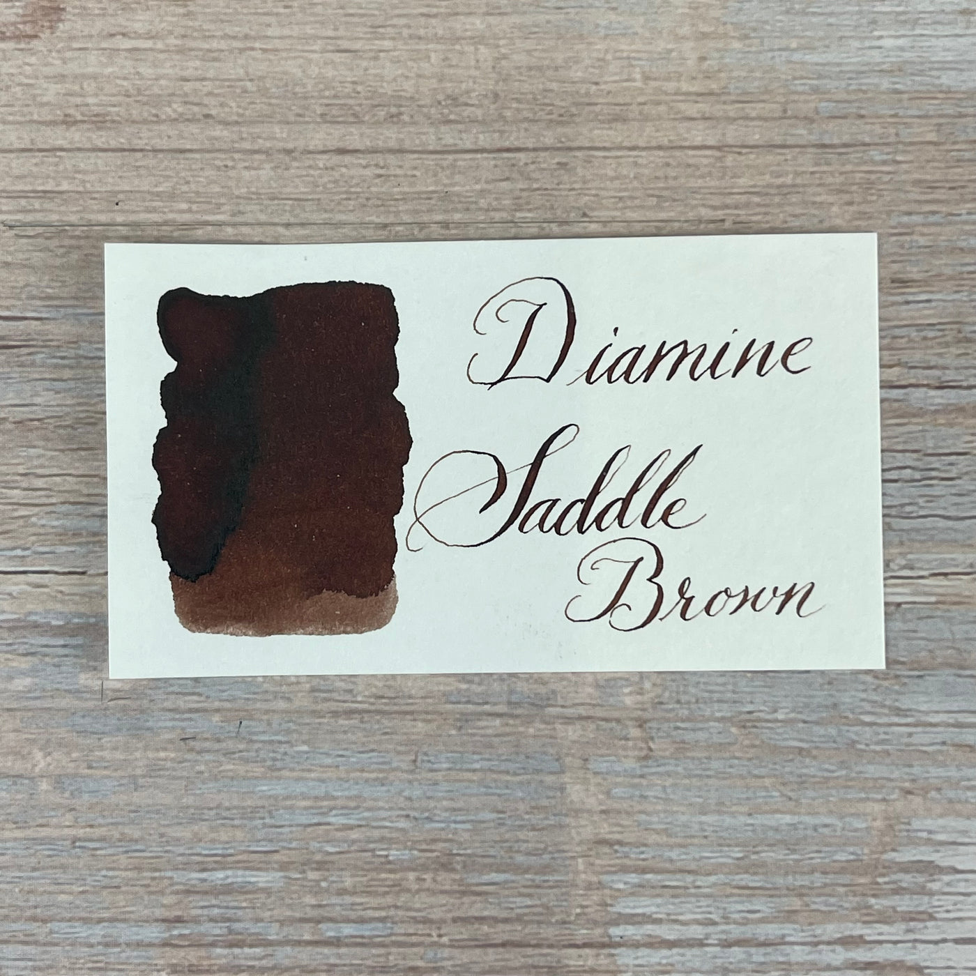 Diamine Saddle Brown - 80ml Bottled Ink