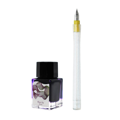 Sailor Dipton Mini Ink & Dip Pen Set - Ripe Fig (Limited Edition)