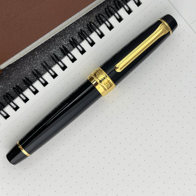 Sailor Pro Gear King of Pen Fountain Pen - Black w/ Gold Trim