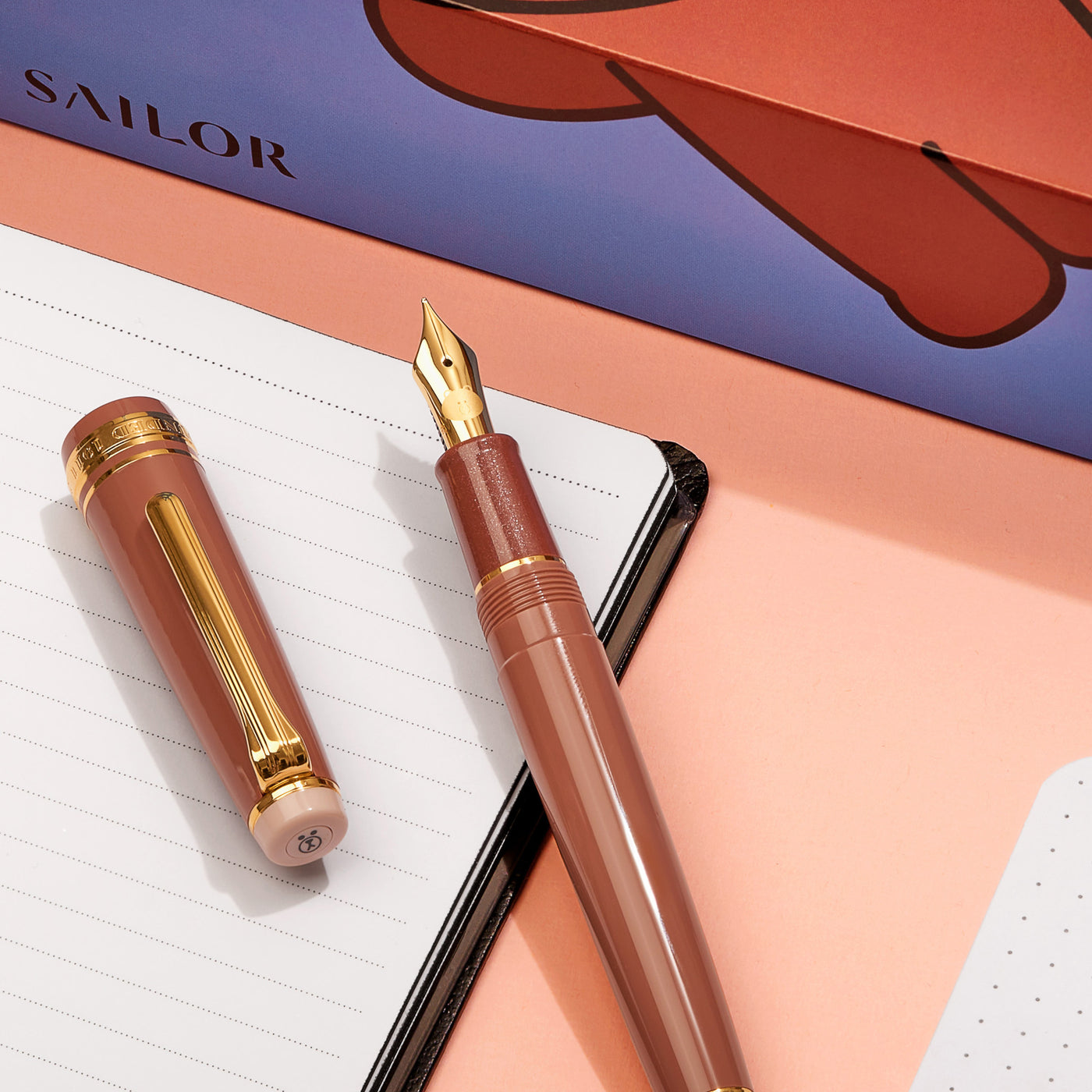 Sailor Pro Gear Slim Fountain Pen - Line Friends "Brown" (Special Edition)
