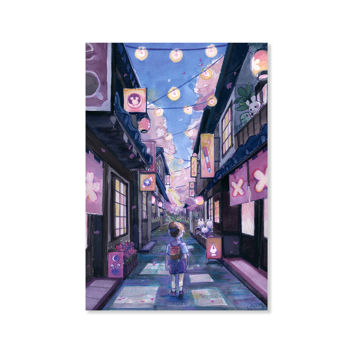Esterbrook x Sakuradragon Sakura Street Postcards