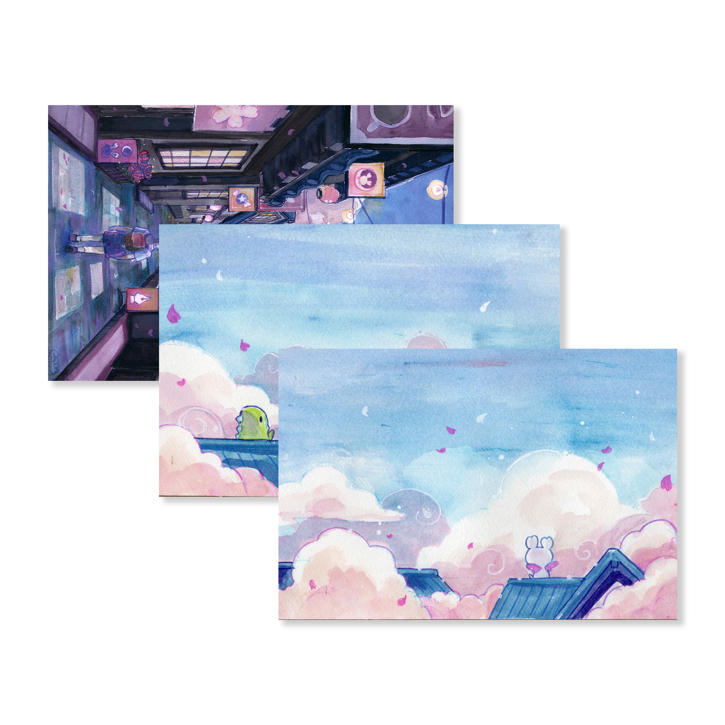 Esterbrook x Sakuradragon Sakura Street Postcards – Atlas Stationers