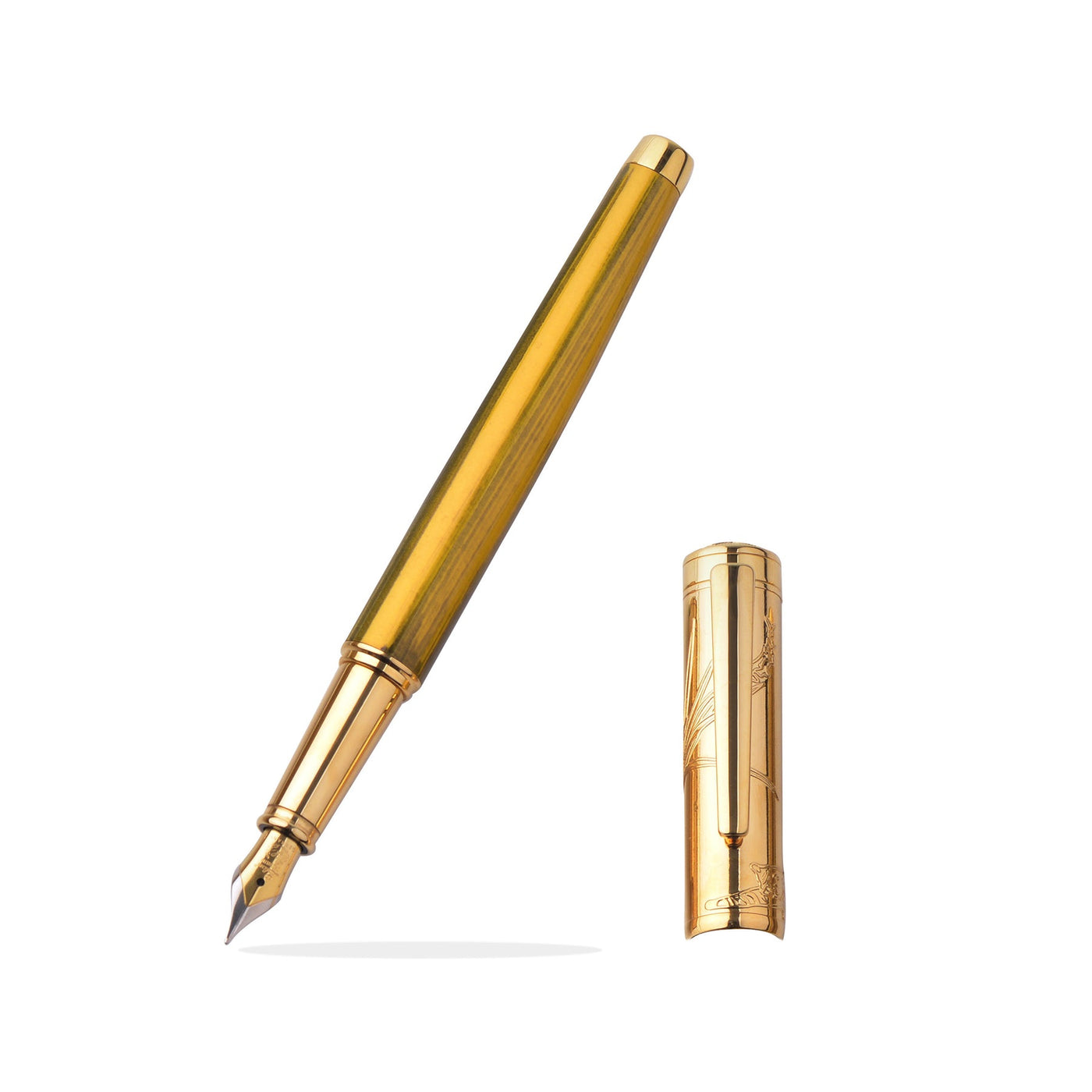 Laban A Sanyu In Hand Fountain Pen - Gold | Atlas Stationers