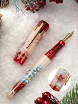 Benu Haute Collection Fountain Pen - Noel in Snow (Christmas Limited Edition)