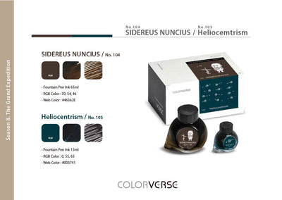 Colorverse Sidereus Nuncius & Heliocentrism - 65ml + 15ml Bottled Ink