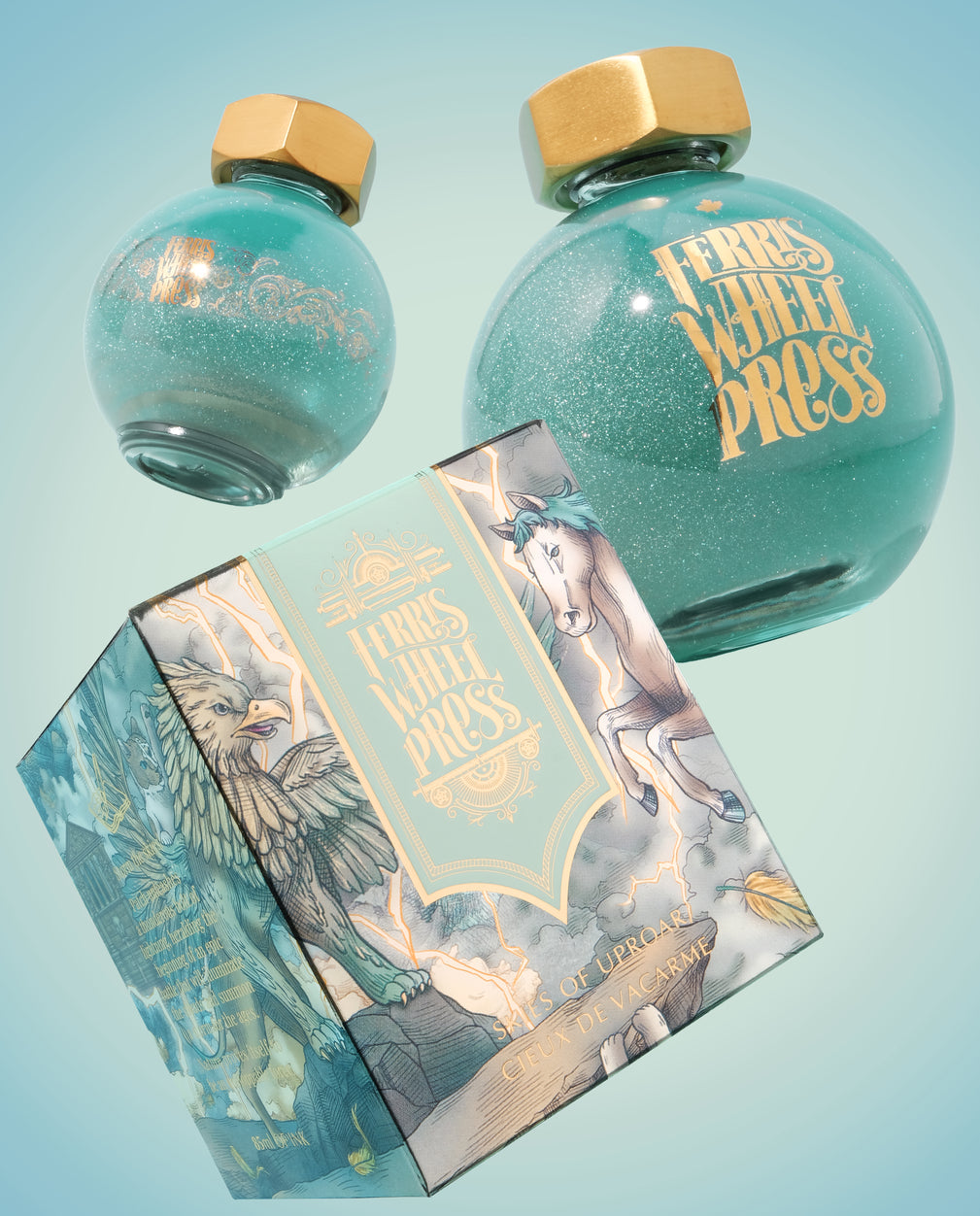 Ferris Wheel Press Bestiary Series - Skies of Uproar - 20ml Bottled Ink (Special Edition)