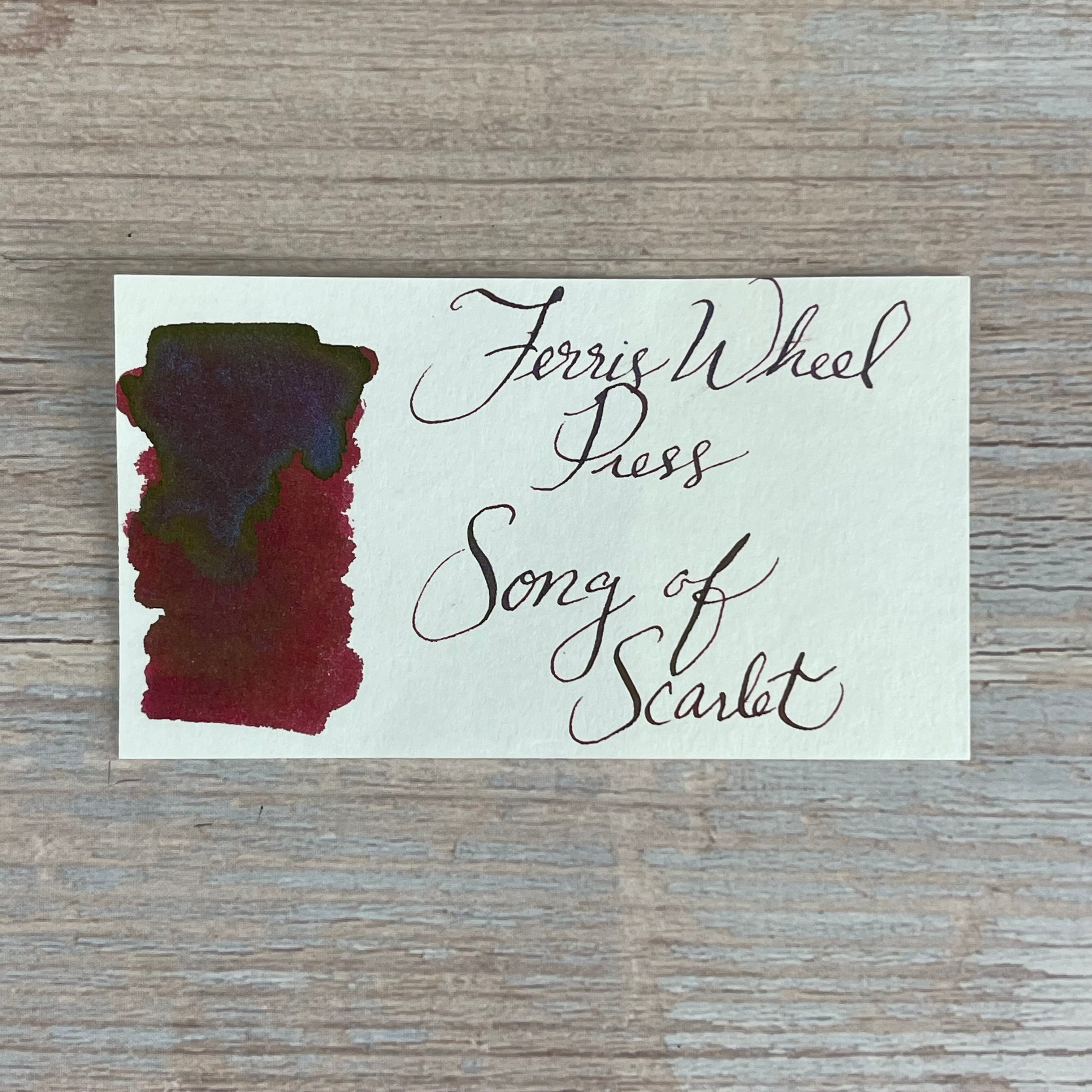 Ferris Wheel Press Song of Scarlet (Special Edition) - 20ml