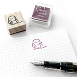 TheCoffeeMonsterzCo Wooden Stamp - Sparkly Scribbles