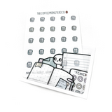 TheCoffeeMonsterzCo Adhesive Sticky Pocket - Paper Layers