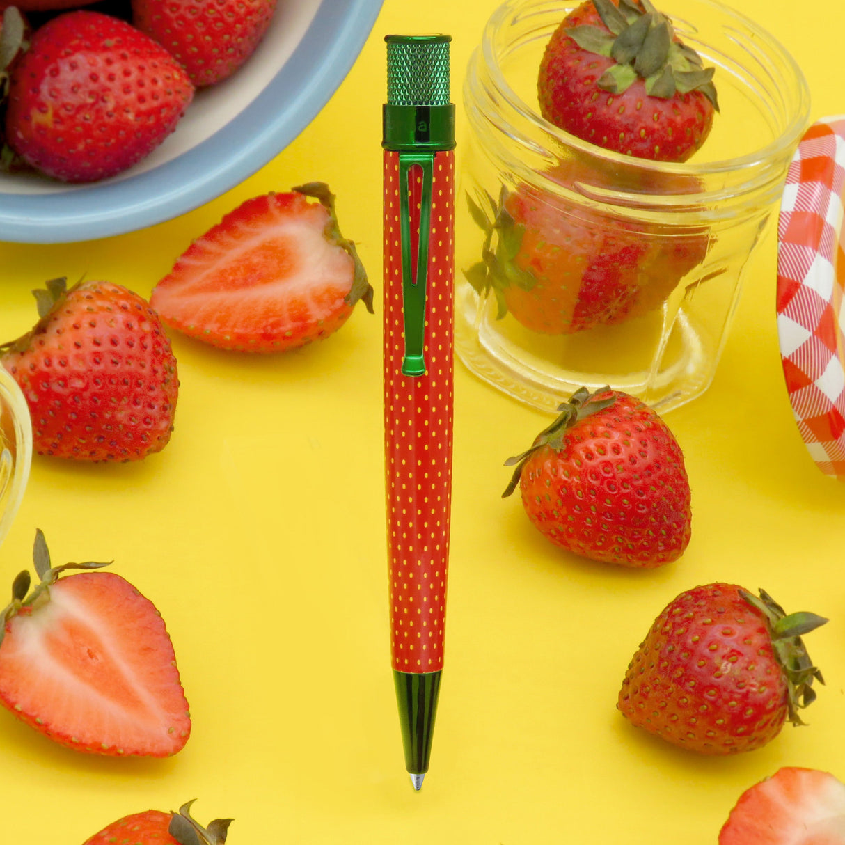 Retro 51 Tornado Fruit Series Rollerball Pen - Strawberry