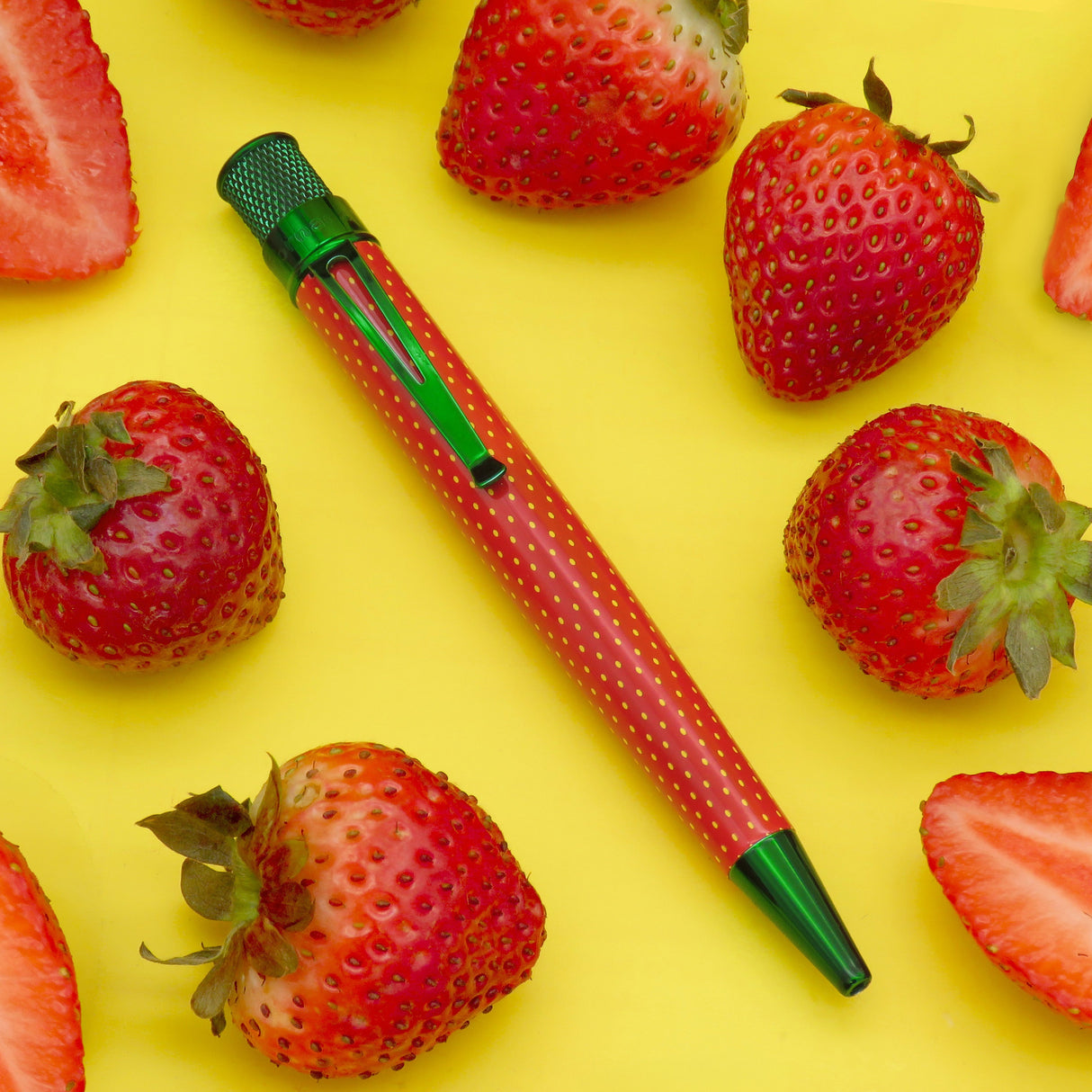Retro 51 Tornado Fruit Series Rollerball Pen - Strawberry