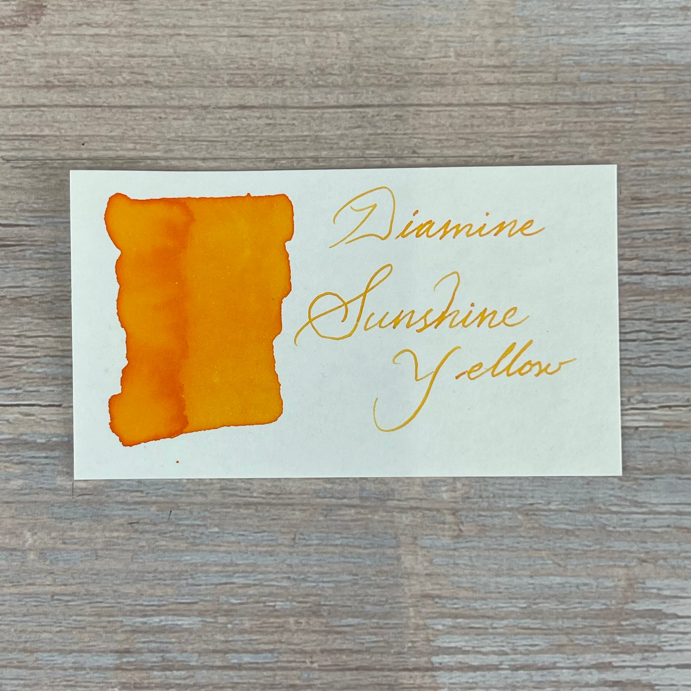 Diamine Sunshine Yellow - 80ml Bottled Ink