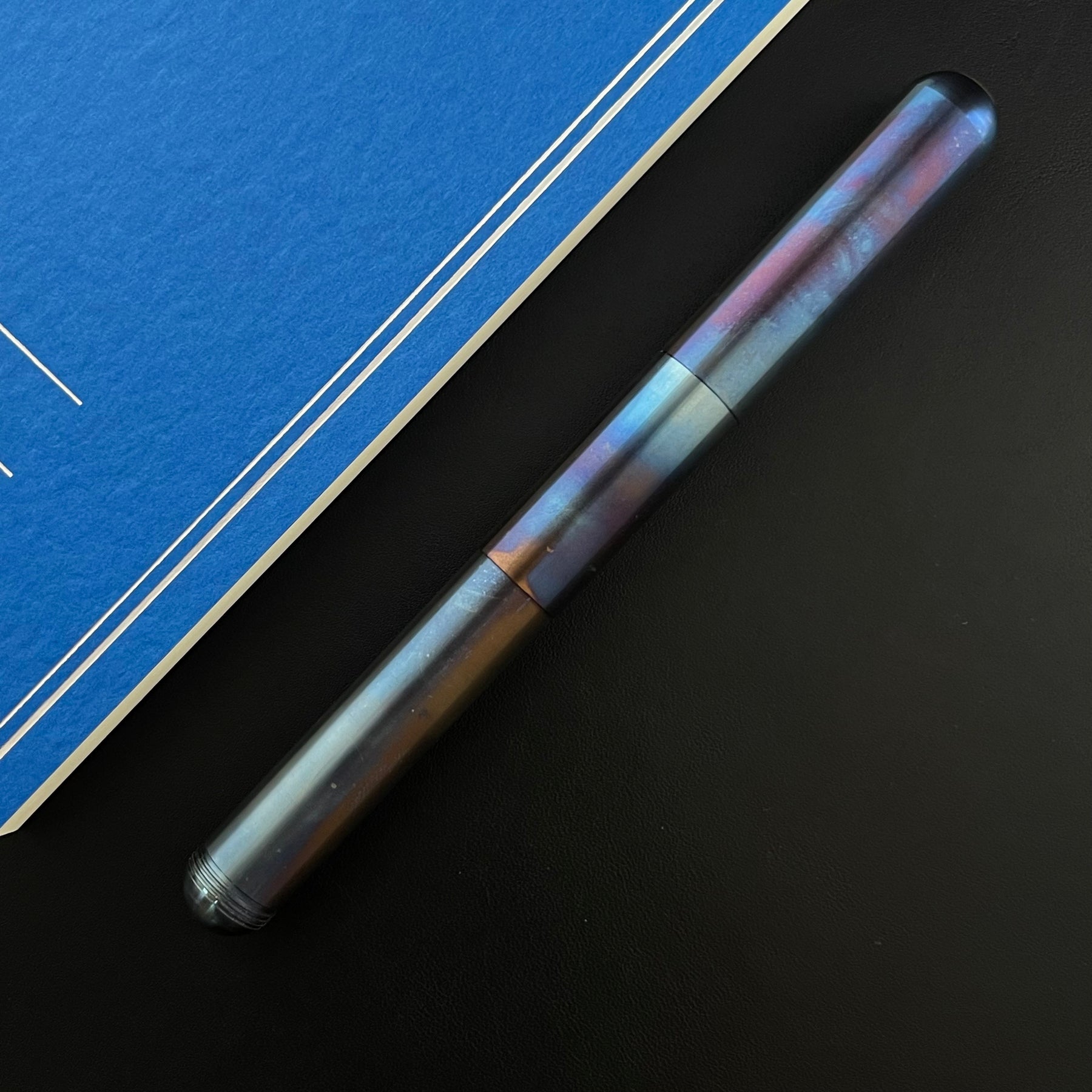 Fireblue Kaweco Supra Fountain Pen - Fireblue | Atlas Stationers