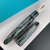 TACCIA Empress Fountain Pen - Fossils in the Sky - Raden Shadow (Limited Edition #16/88)