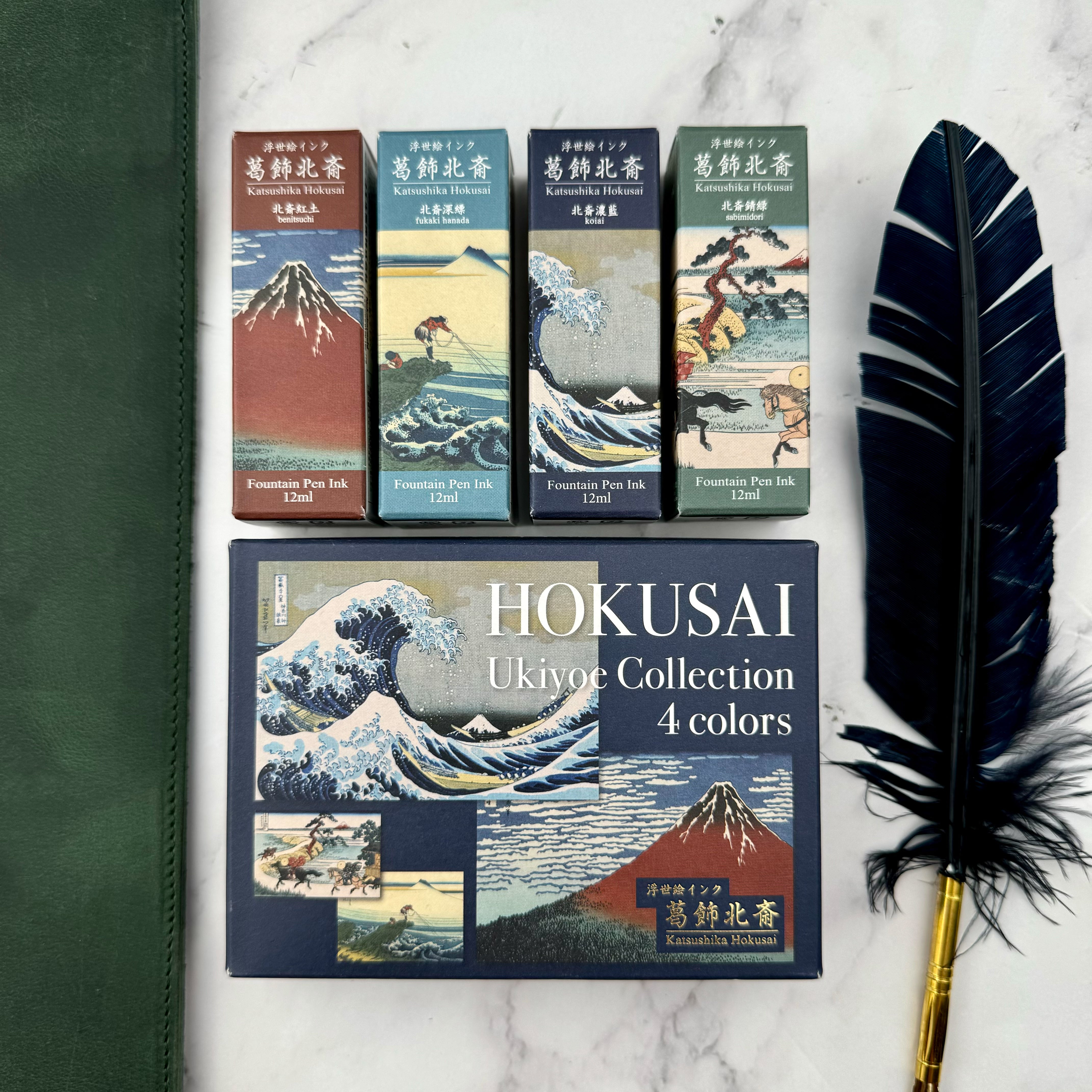 Taccia Ukiyo-E Bottled Ink - Hokusai Set – Atlas Stationers