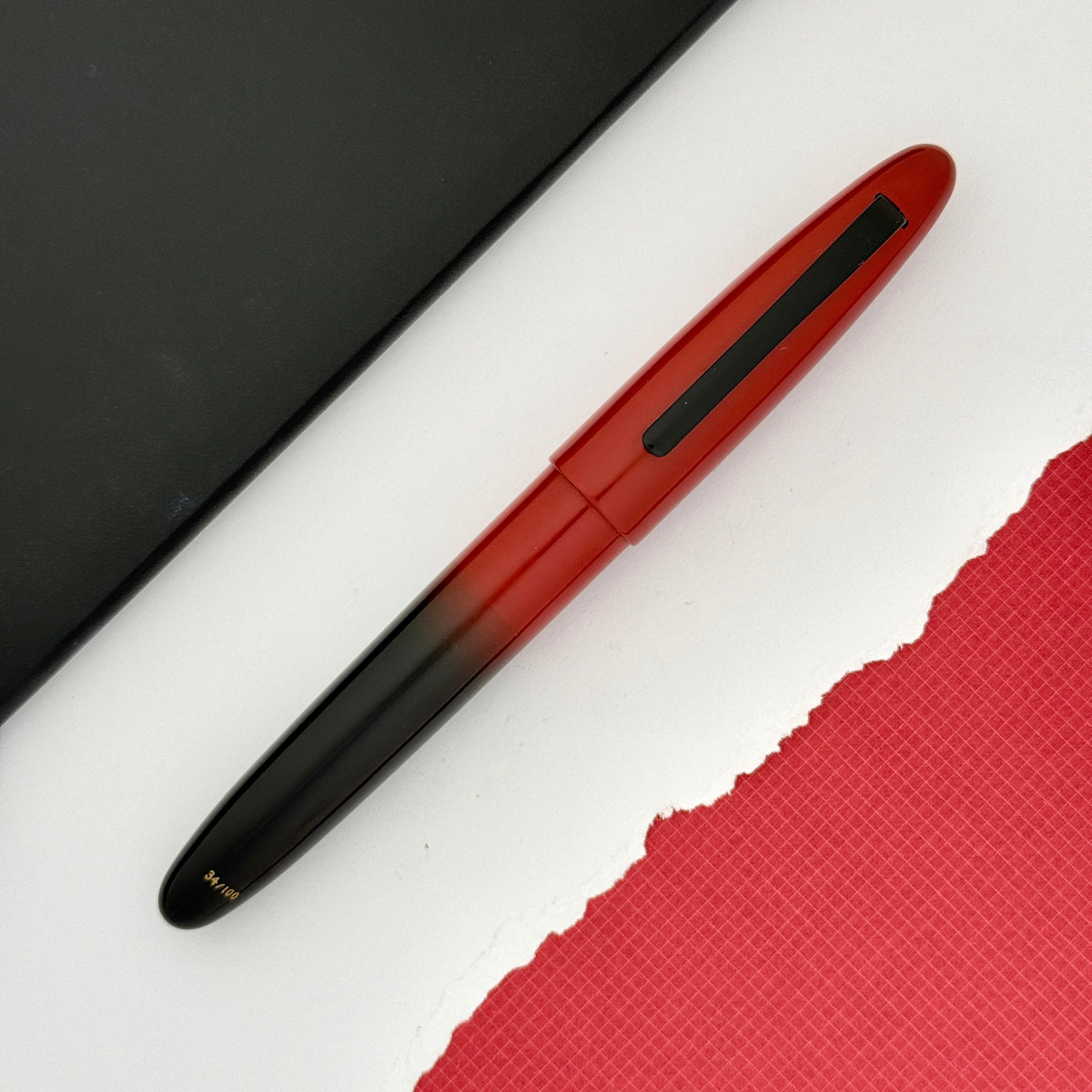 Taccia Miyabi Earth Fountain Pen - Bokashi Lava (Limited Edition)