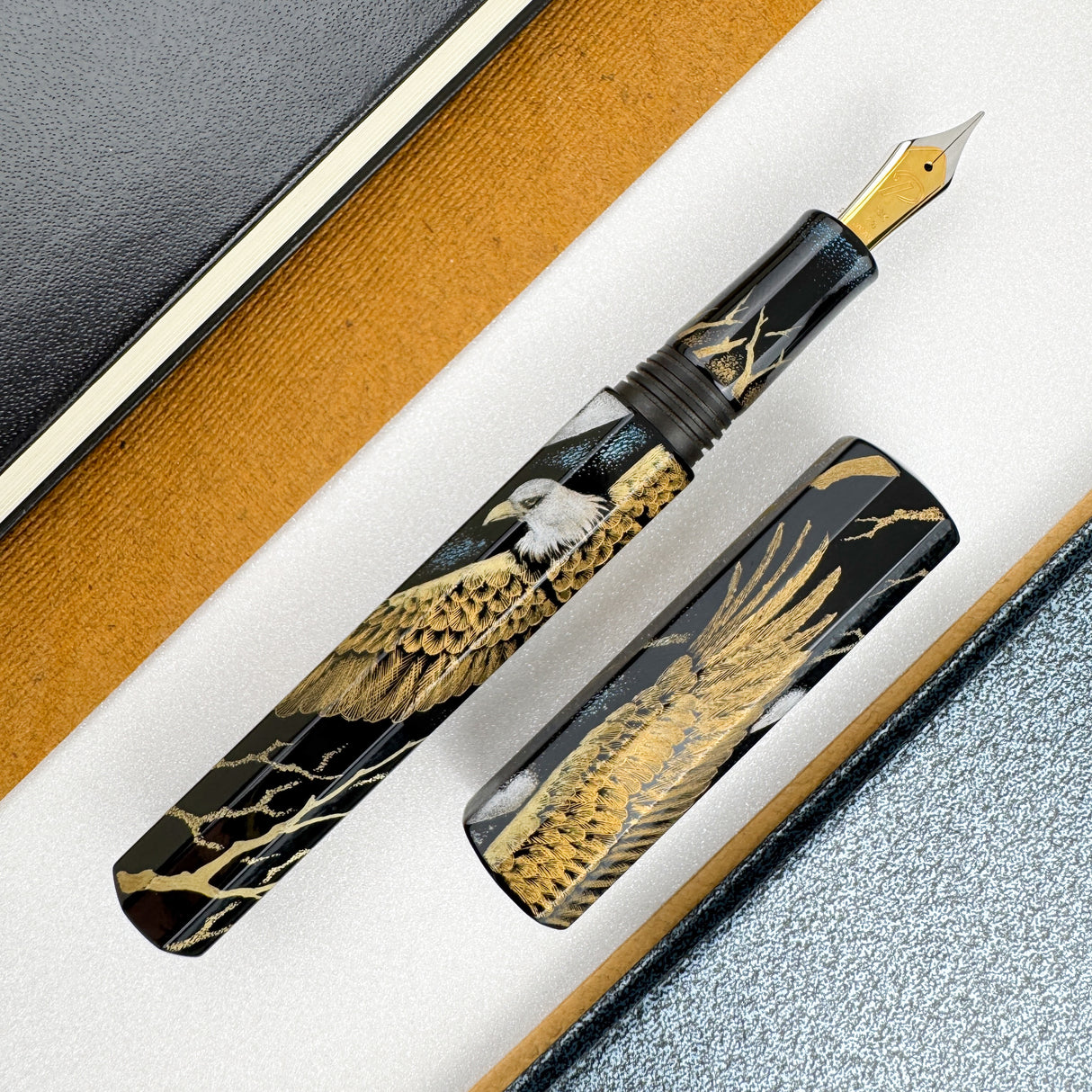 TACCIA Palisades Octagonal Fountain Pen - Chinkin Eagle (Limited Edition)