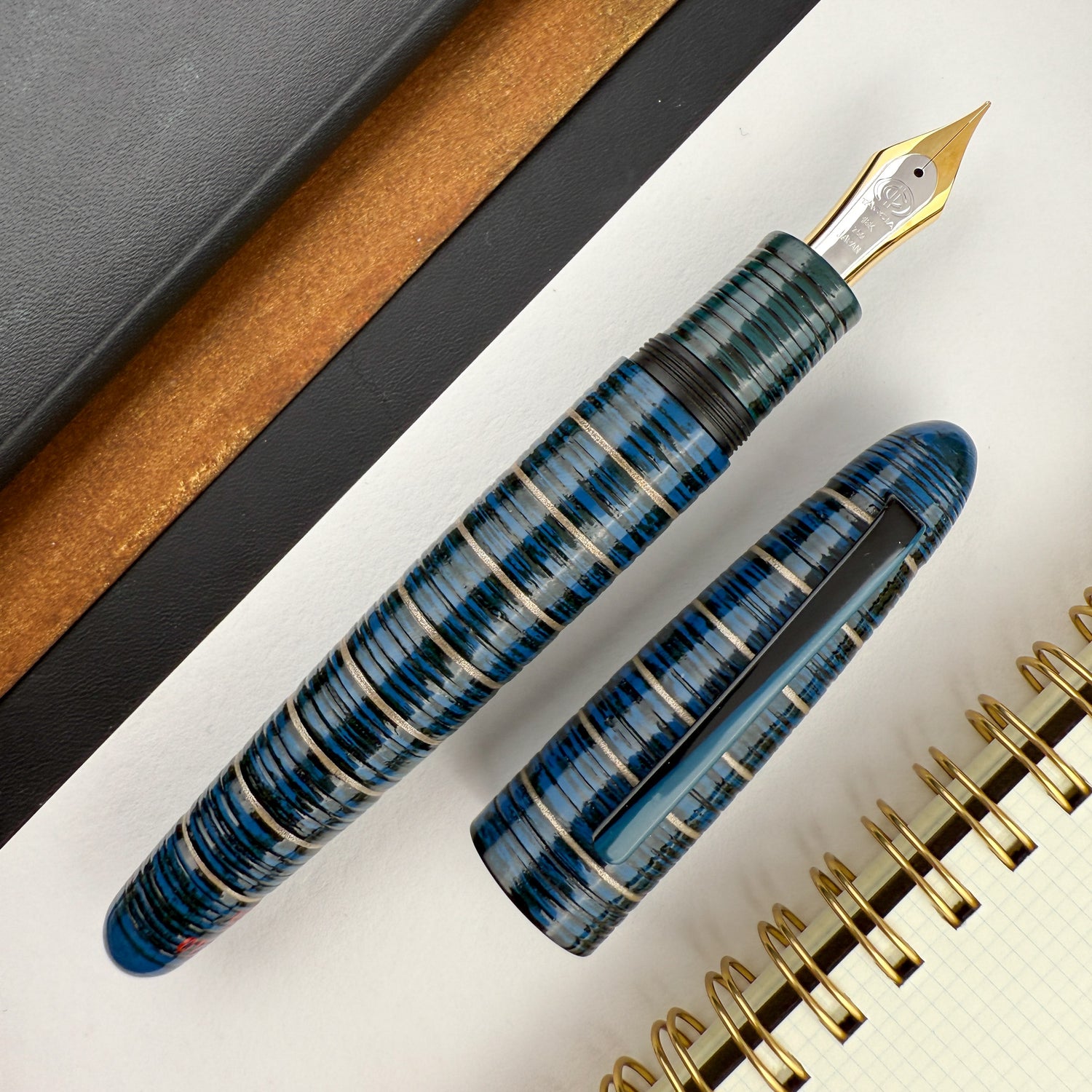 TACCIA Empress Fountain Pen - Wajima 36 Blue (Limited Edition)