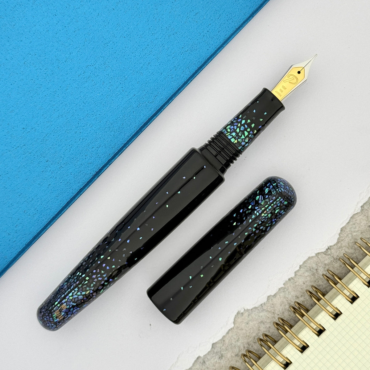 TACCIA Palisades Tanto XL Fountain Pen - Nightfall Raden (Limited Edition)