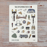TheCoffeeMonsterzCo Chicago Sticker Sheet (Atlas Exclusive)