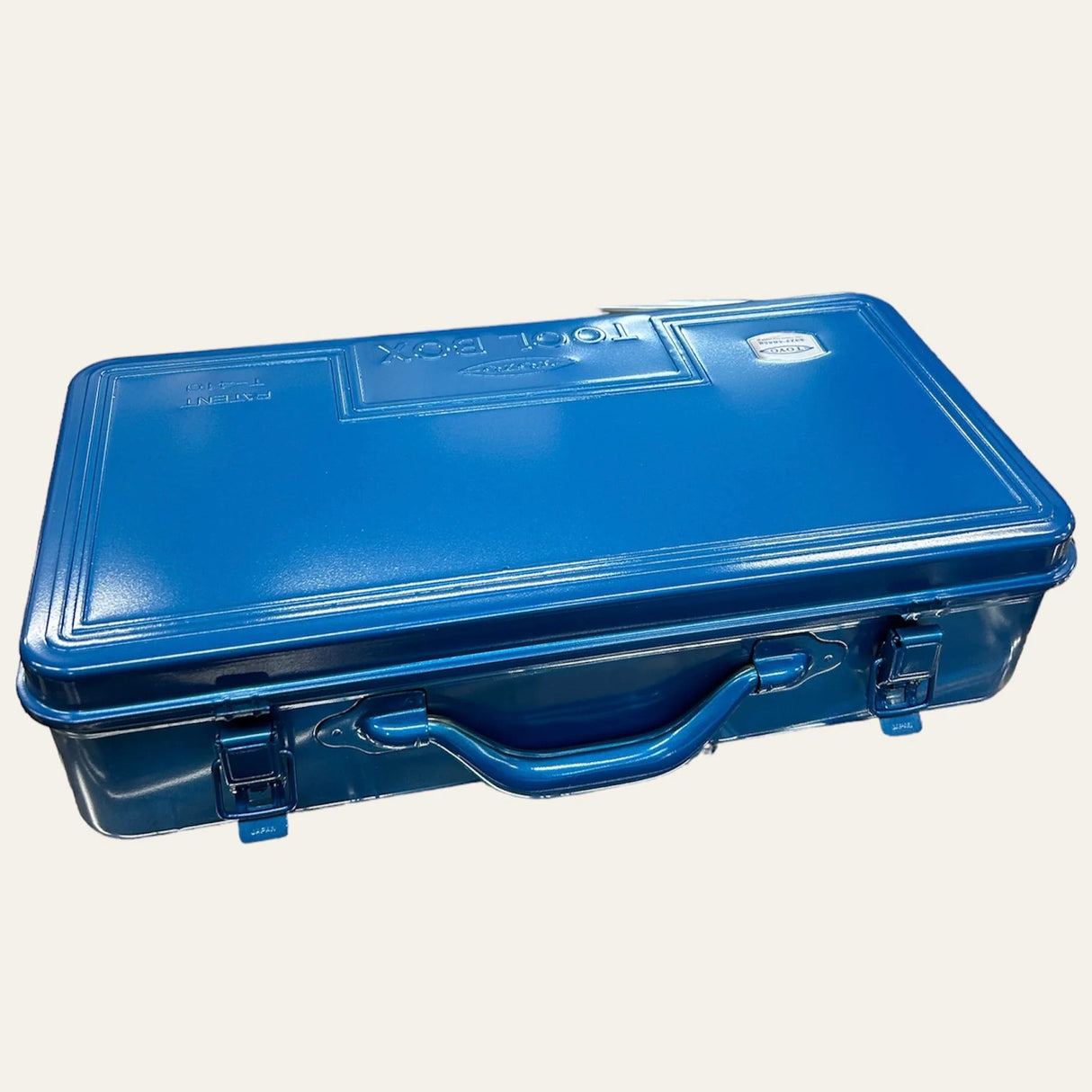 Toyo Steel Trunk Shape Toolbox T-410 - Blue (Doorbuster)