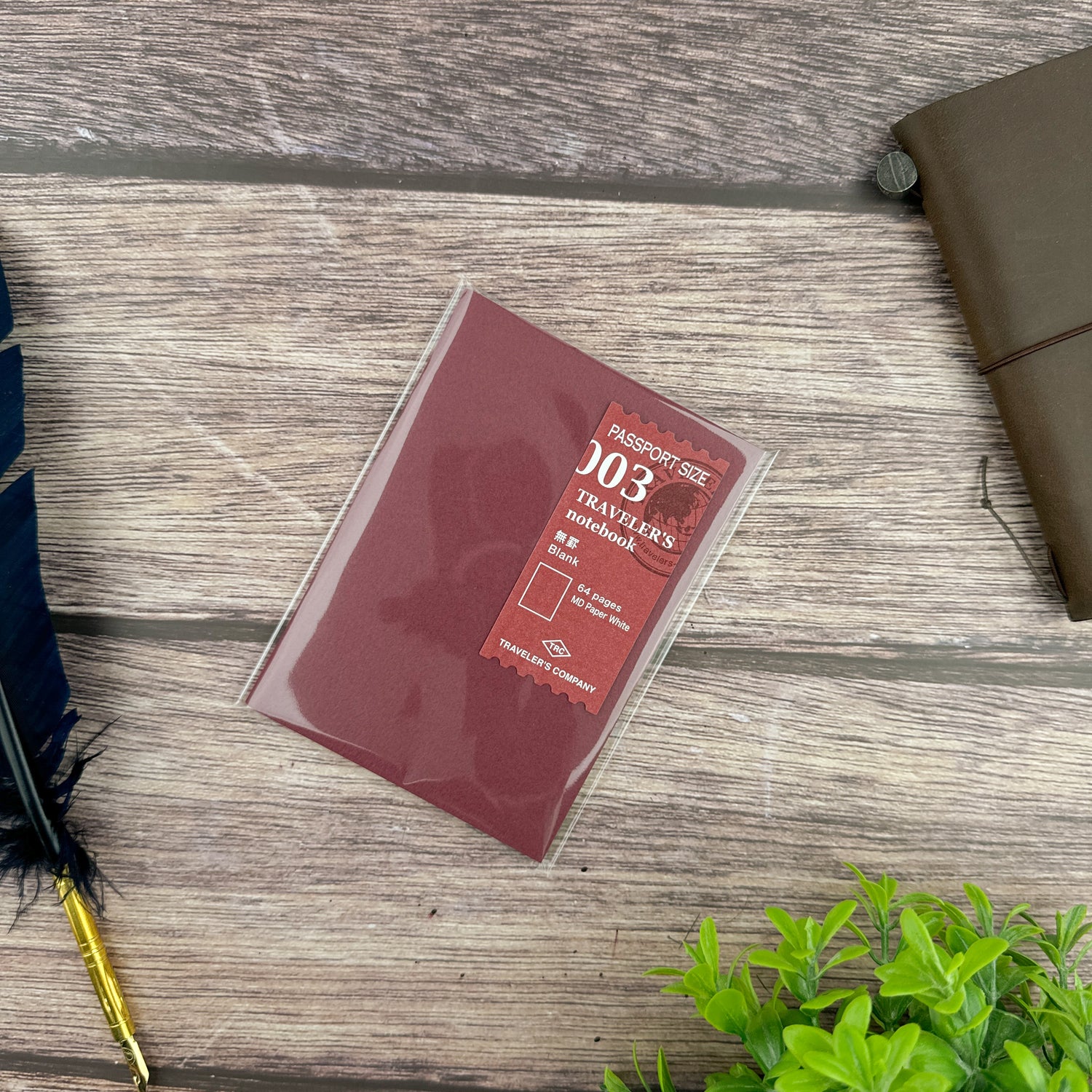 Traveler's Blank Notebook Refill - Passport Size