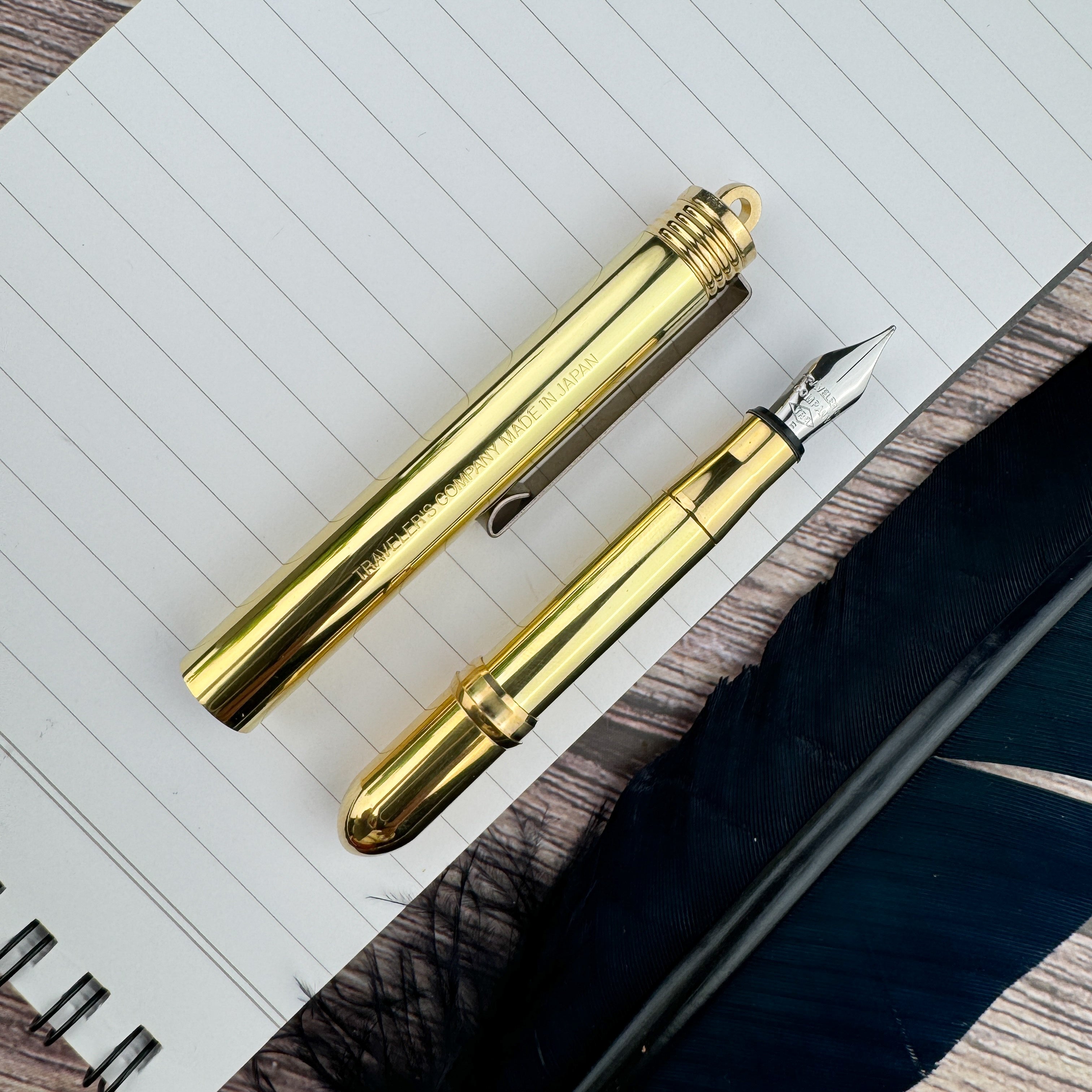 Traveler's Brass Fountain Pen – Atlas Stationers