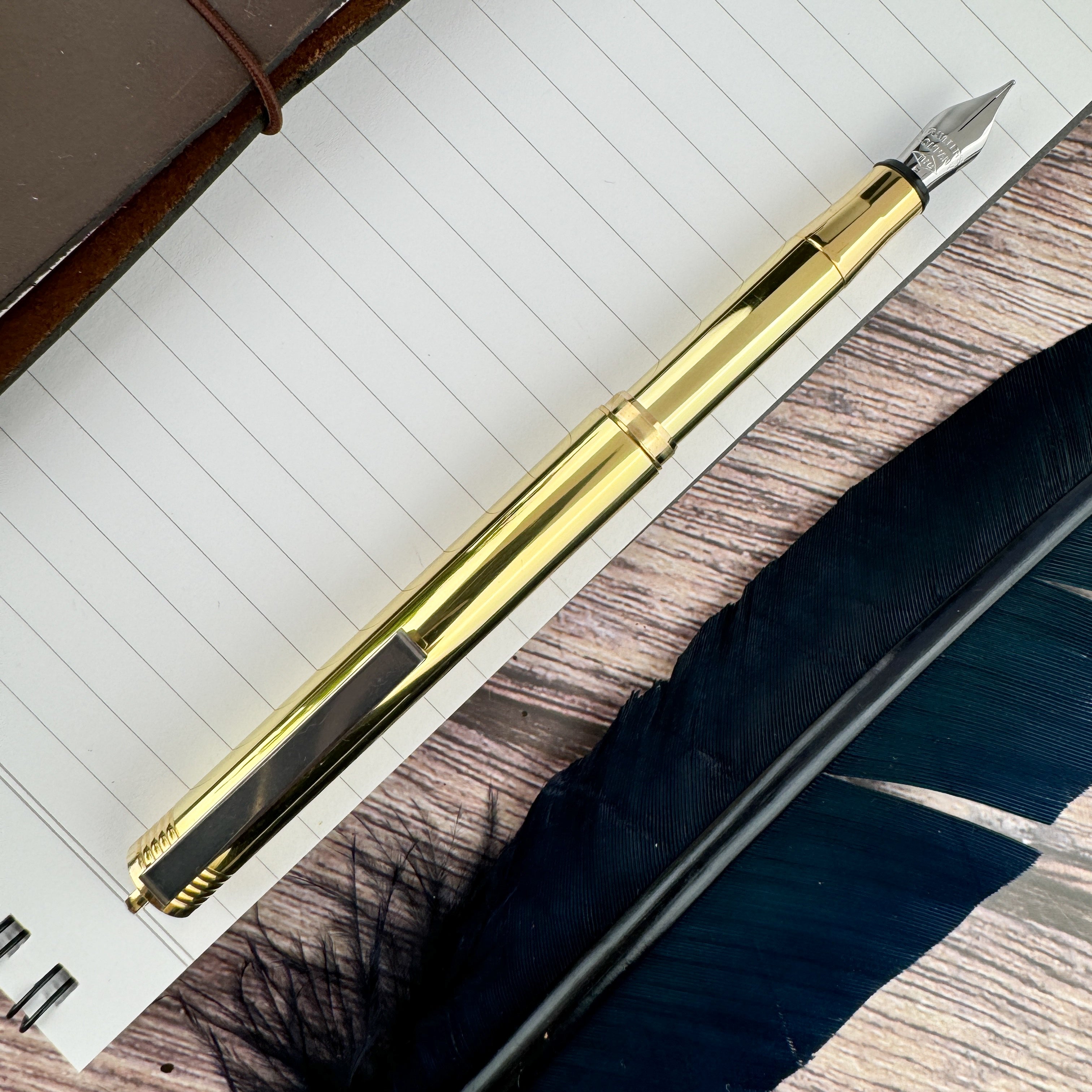 Traveler's Brass Fountain Pen – Atlas Stationers