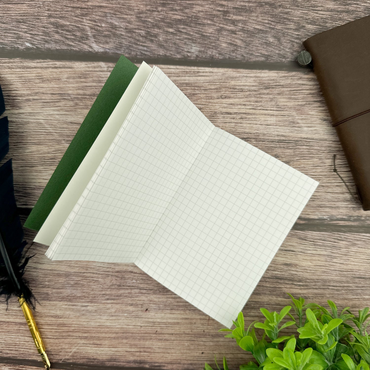 Traveler's Grid Notebook Refill - Passport Size