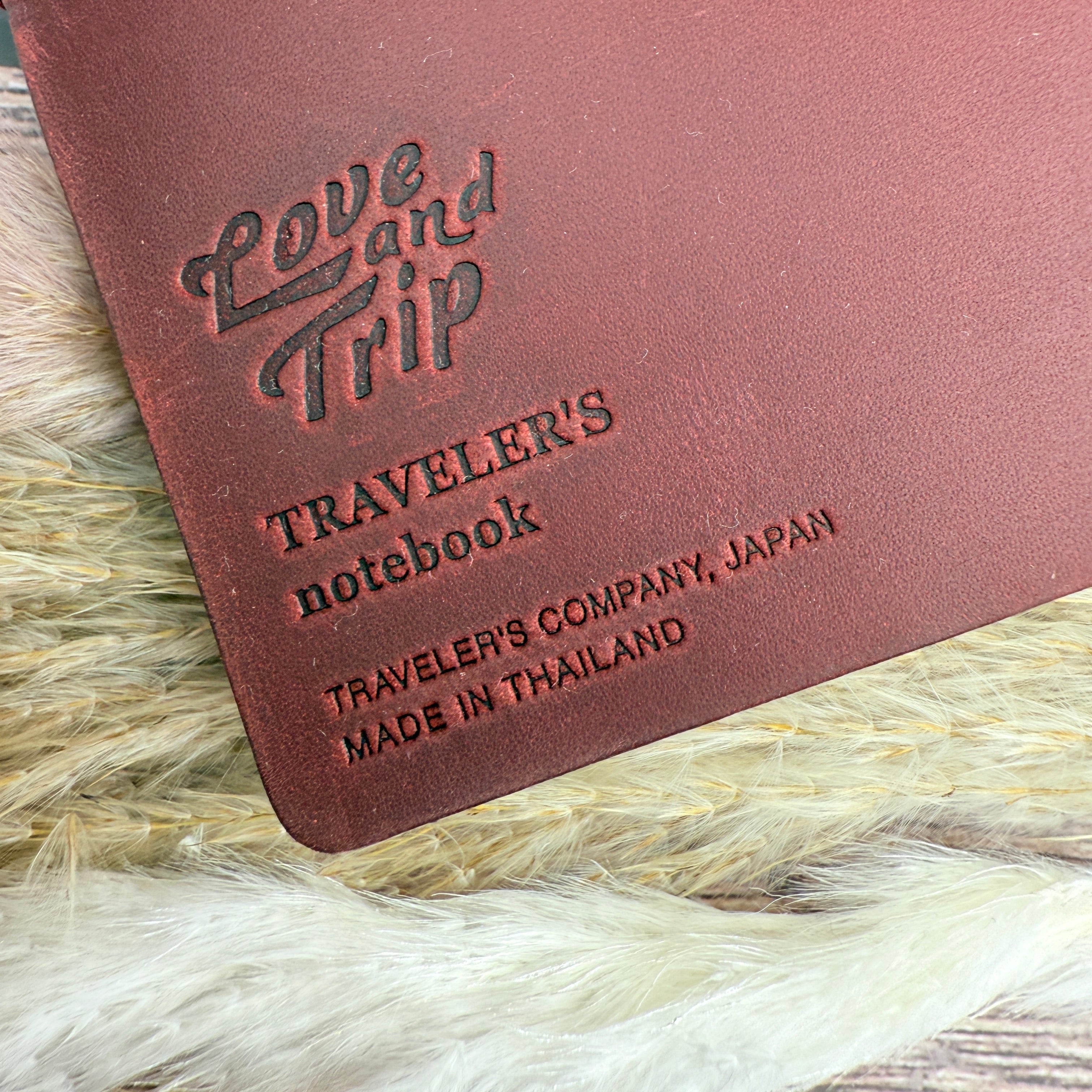 Traveler's Love and Trip Notebook - Regular Size - Red