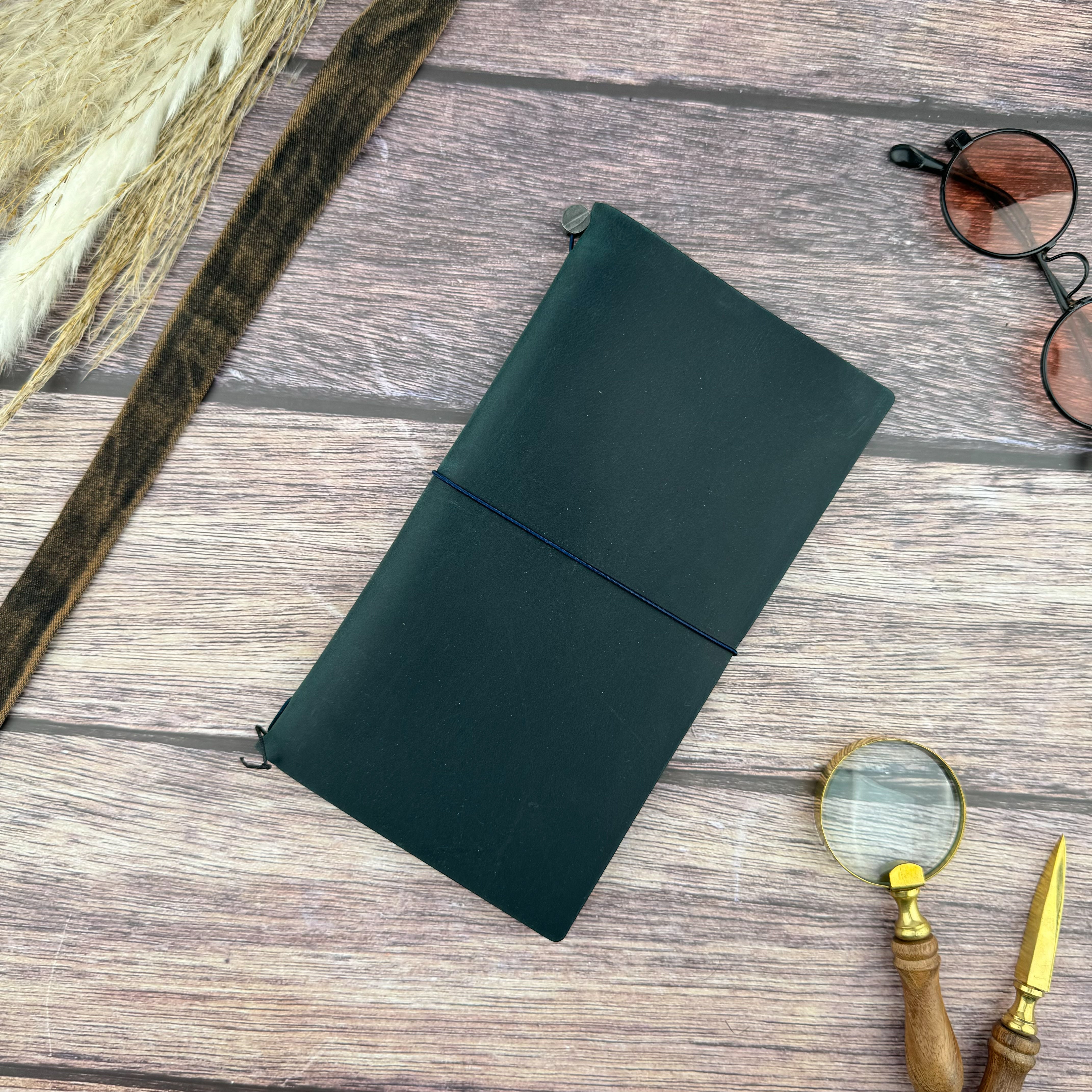 Traveler's Leather Notebook - Regular Size - Blue – Atlas Stationers