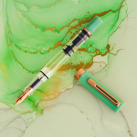 TWSBI Eco Fountain Pen - Jade Jelly w/ Bronze