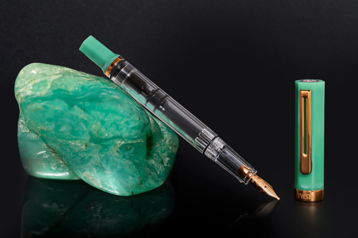 TWSBI Eco Fountain Pen - Jade Jelly w/ Bronze